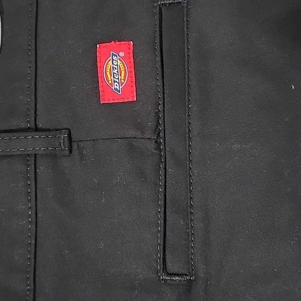 Dickies Size 14S Black Slim Bootcut Twill Stretch Pants, NWOT - Picture 5 of 16